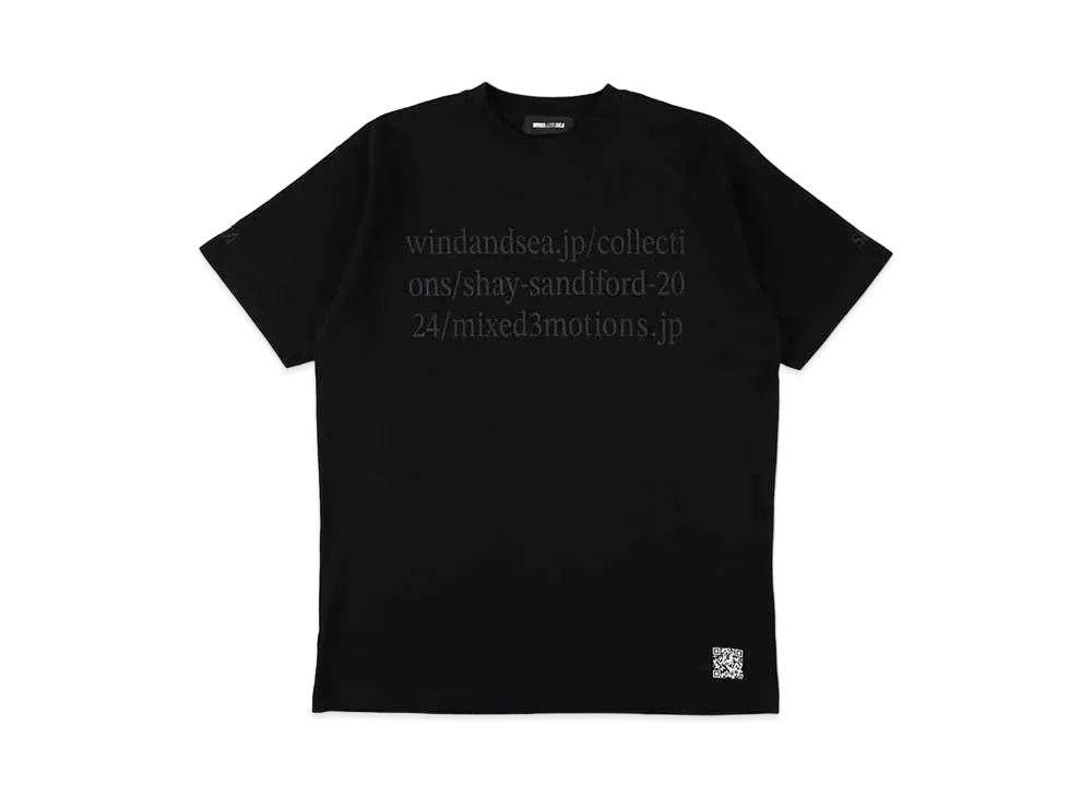 WIND AND SEA x Shay URL S/S Tee "Black"