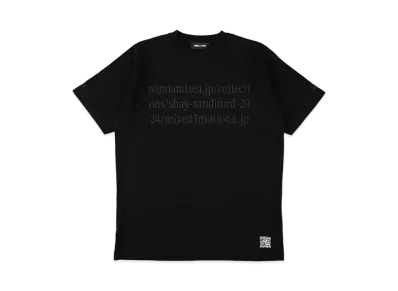 WIND AND SEA x Shay URL S/S Tee "Black"