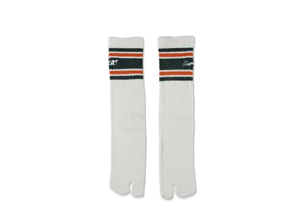 WIND AND SEA x Tangerine Tabi Socks "Green/White"