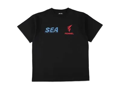 WIND AND SEA x Fennel (Move&Spark) S/S Tee "Black"