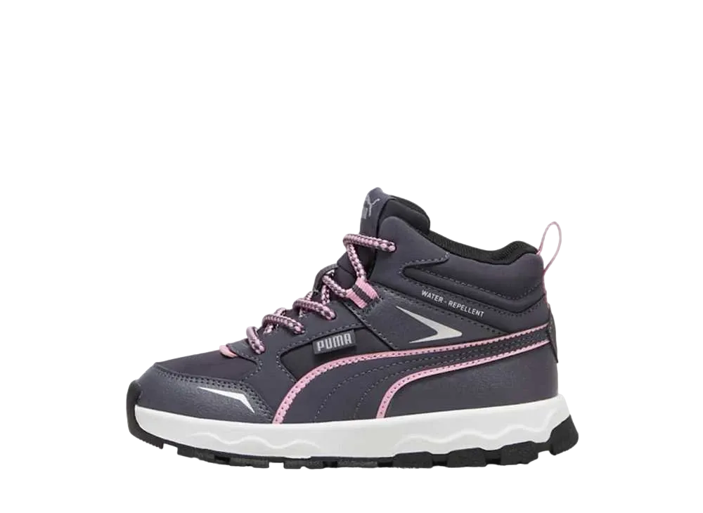 プーマ PS エボルブ トレイル "ギャラクティックグレー/モーヴドアウト" (キッズ)