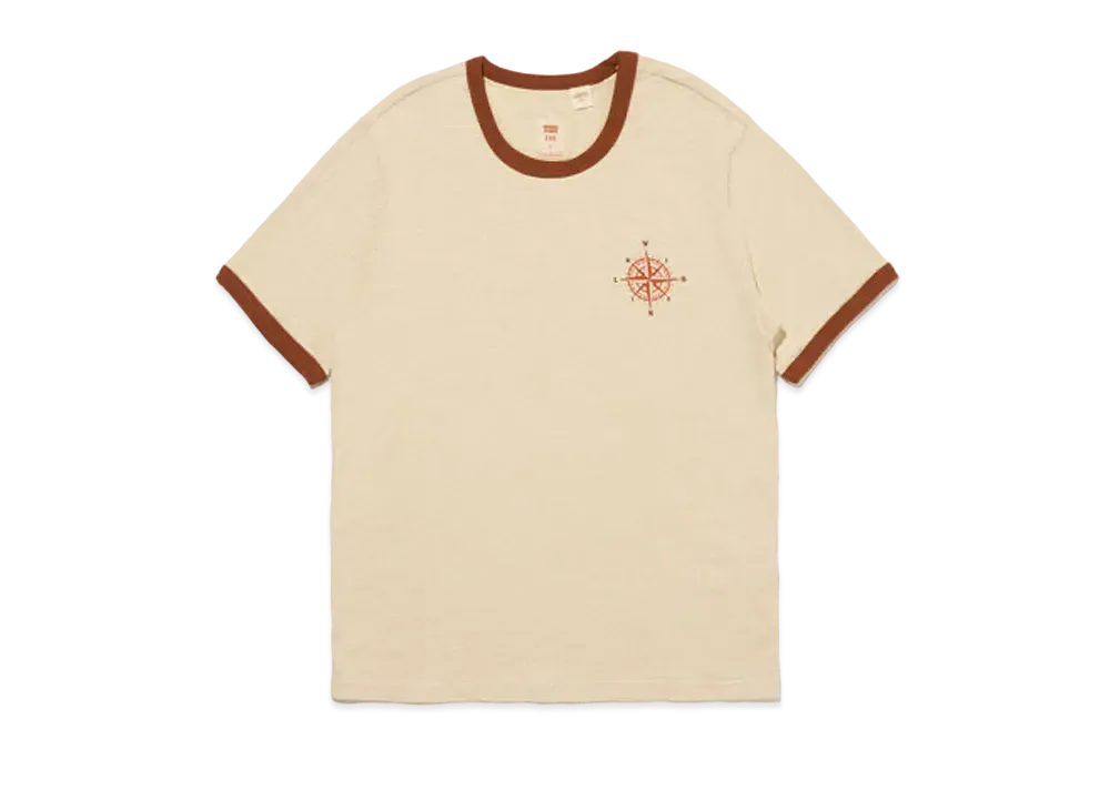 LEVI'S x END Mount Rambler Ringer T-Shirt "Brown"