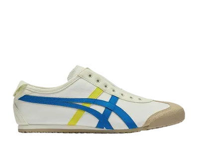 オニツカタイガー メキシコ66 スリッポン "クリーム/ディレクトワールブルー"