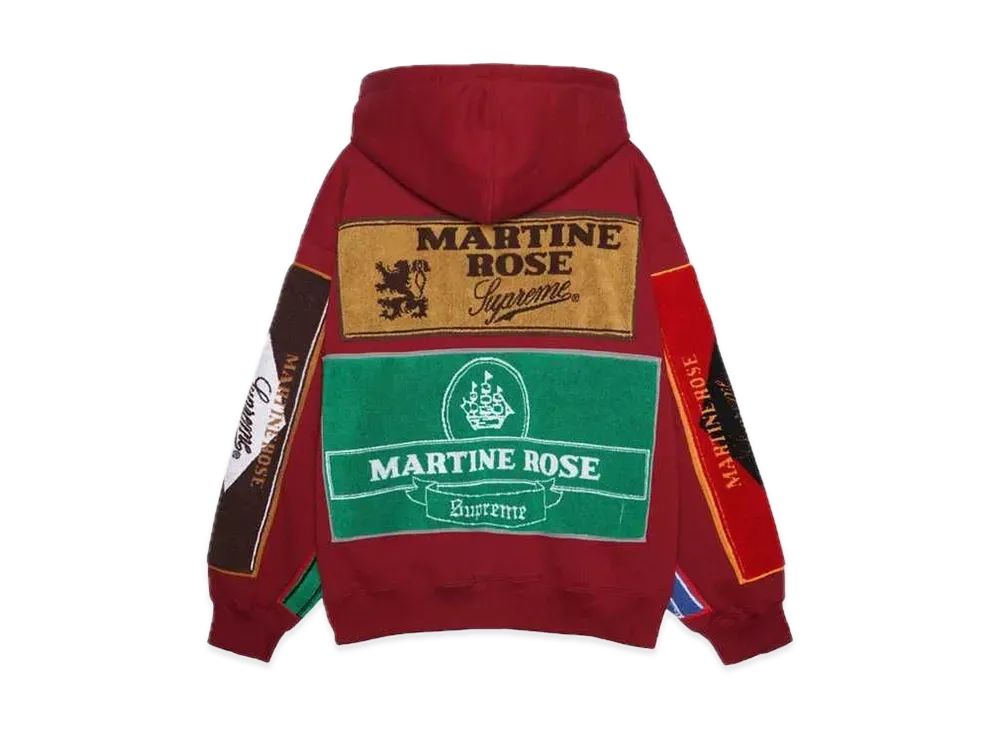 Supreme x Martine Rose Towel Zip Up Hooded Sweatshirt 
