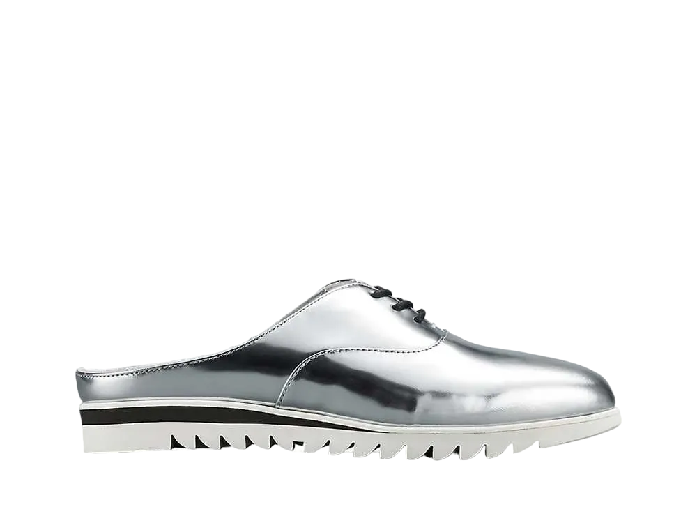 オニツカタイガー ウィメンズ オックスフォードサボ "シルバー"