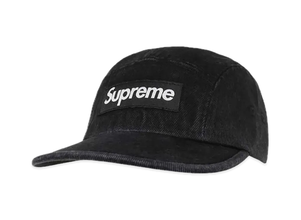 Supreme Denim Camp Cap "Black" (24FW)