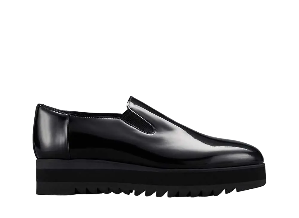 オニツカタイガー ジ オニツカ ウィメンズ スリッポン "シャイニーブラック"