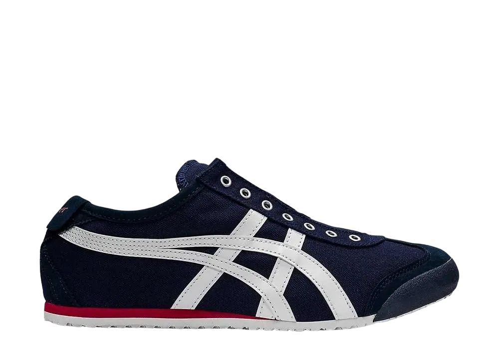 オニツカタイガー メキシコ66 スリッポン "ネイビー/オフホワイト"