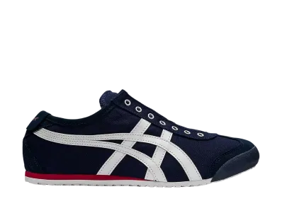 オニツカタイガー メキシコ66 スリッポン "ネイビー/オフホワイト"