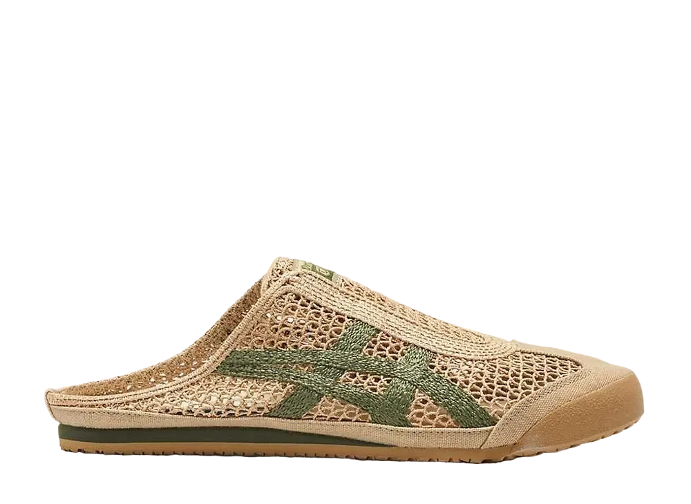 オニツカタイガー メキシコ66 サボ "ベージュ/グリーン"