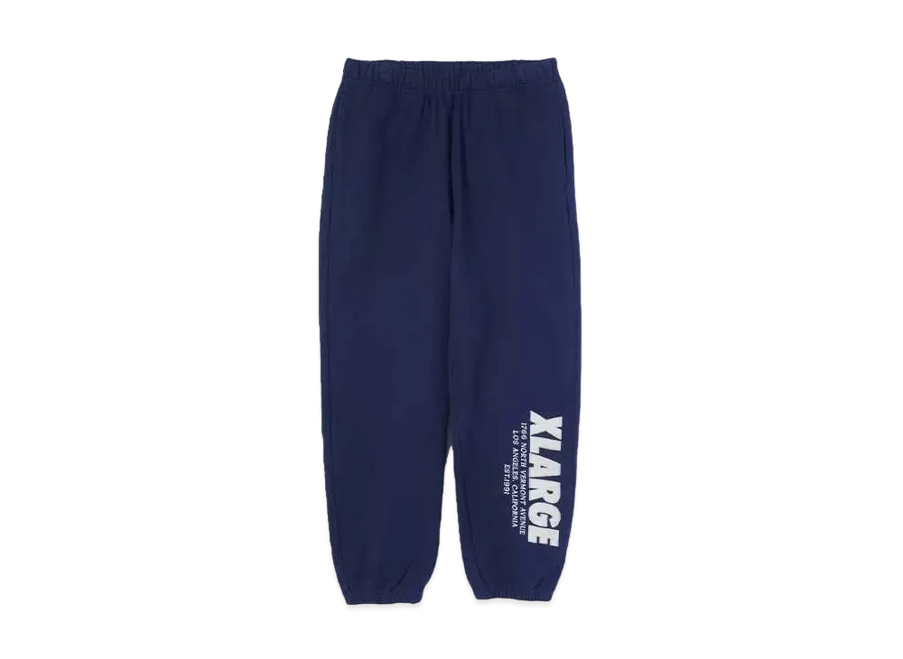 XLARGE CHENILLE LOGO SWEAT PANTS "NAVY"