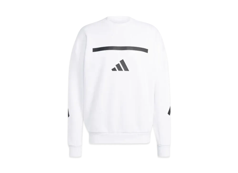 adidas Z.N.E. Crew Neck Top "White"