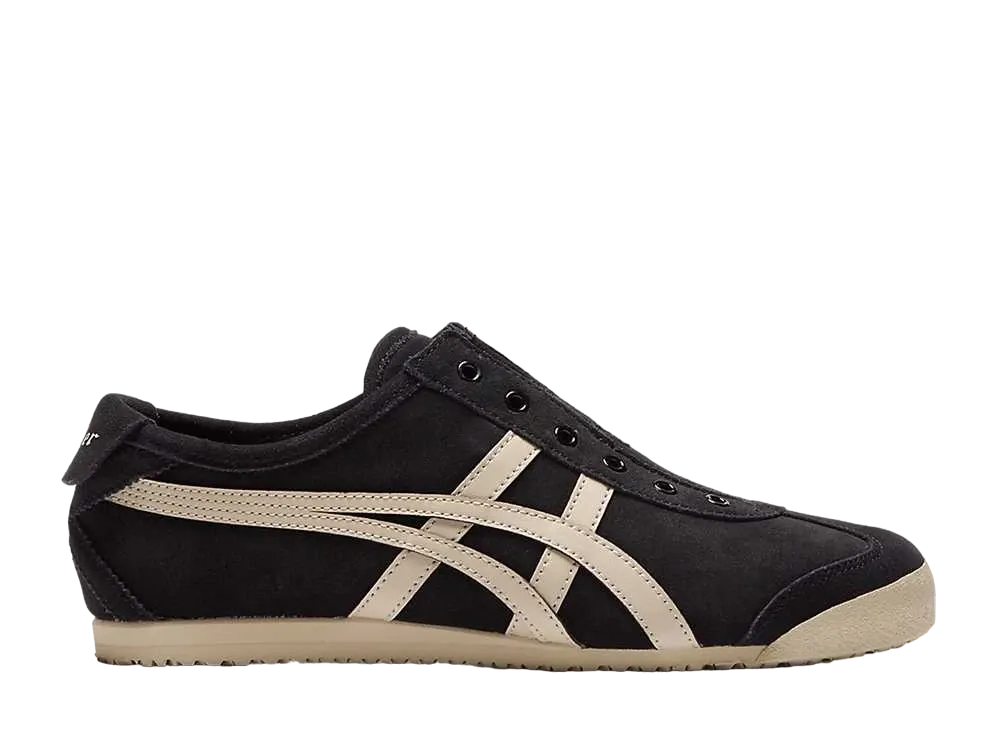 オニツカタイガー メキシコ66 スリッポン "ブラック/パテ"