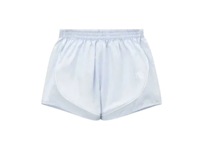 Alexander Wang Cotton Track Shirt "Light Blue Stripe"