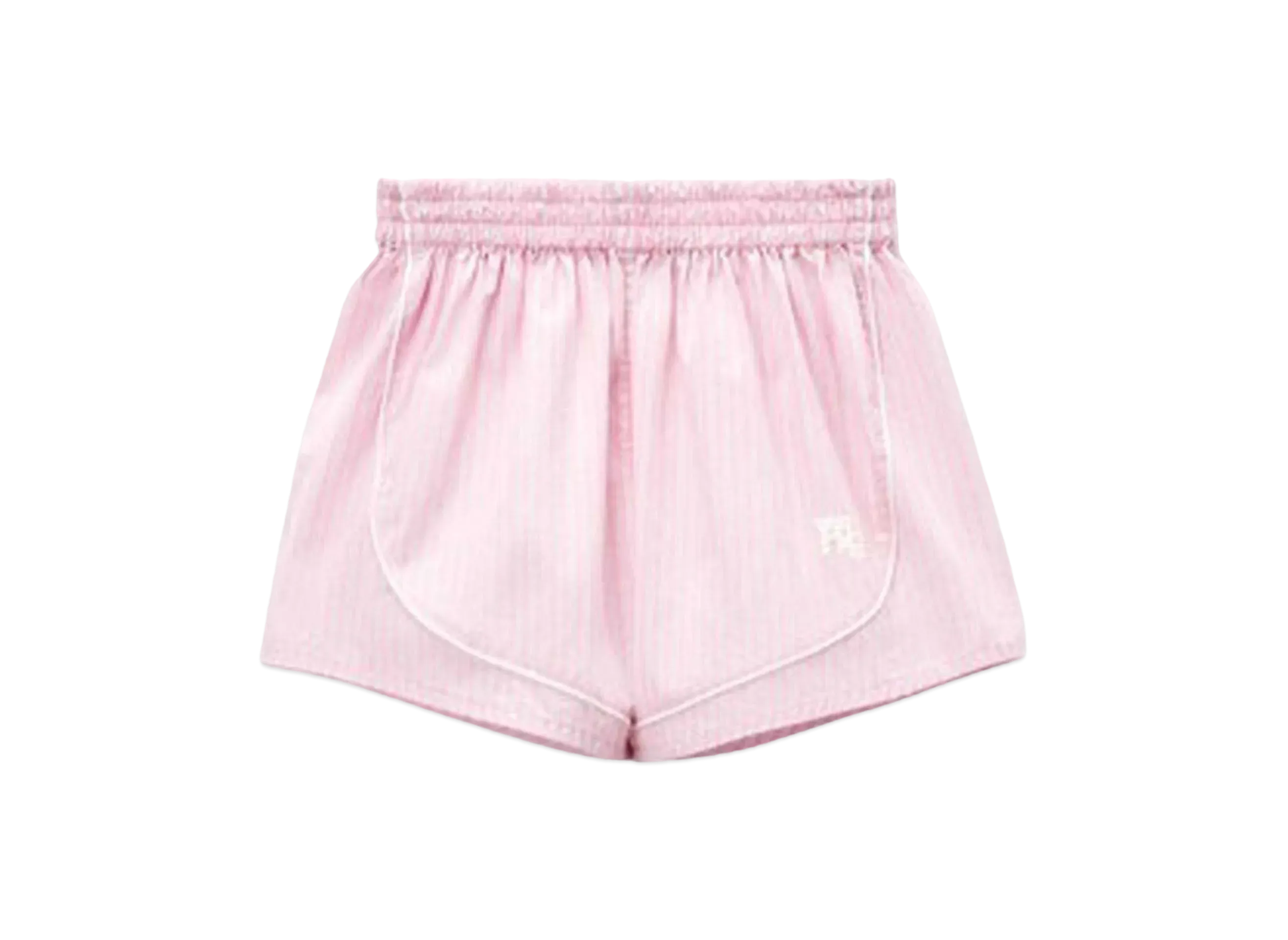 Alexander Wang Cotton Track Shirt "Pink Stripe"