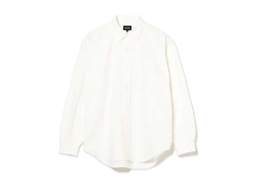 BEAMS Heavy Oxford Button-Down Shirt "White"
