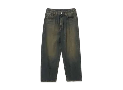 BEAMS Wide Fit Denim Pants "Dusty Indigo"