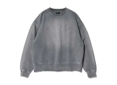 BEAMS Fade Sweat Crew Neck "Fade Blk"