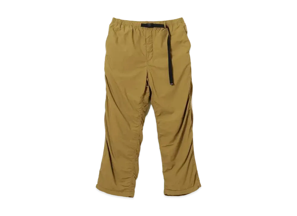 BEAMS Webbing Warm Easy Pants "Mustard"