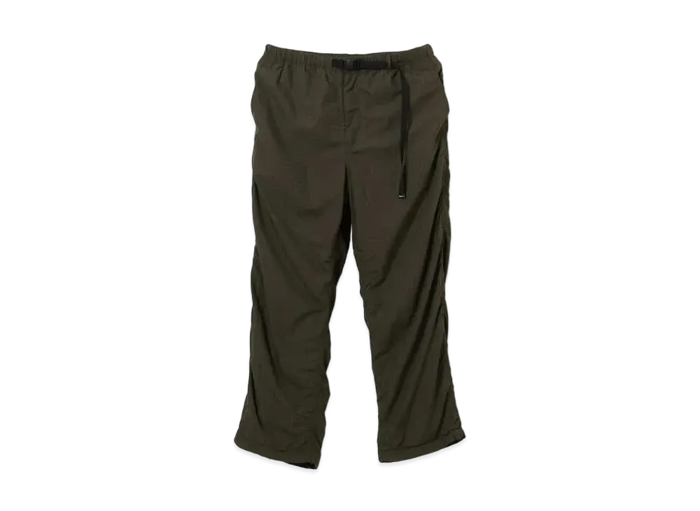 BEAMS Webbing Warm Easy Pants "Olive"
