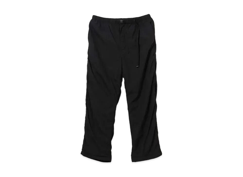BEAMS Webbing Warm Easy Pants "Black"