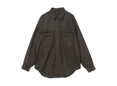 BEAMS Fade Work Shirt "Black"