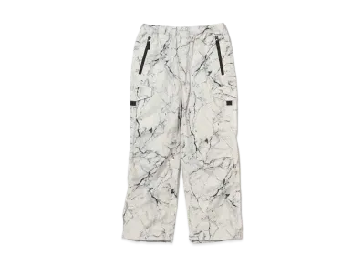 BEAMS Water Repellent Allover Print Snow Overpants "White"