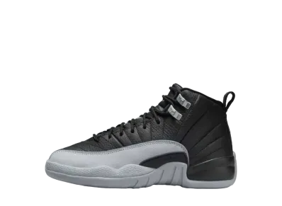 Nike GS Air Jordan 12 Retro "Black and Wolf Grey"