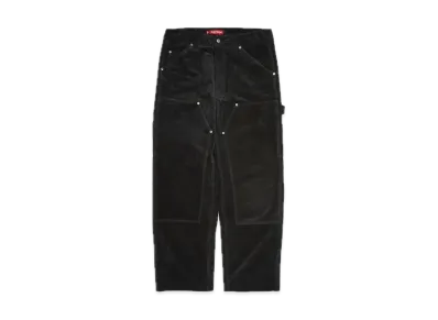 Supreme Suede Double Knee Painter Pant "Black"