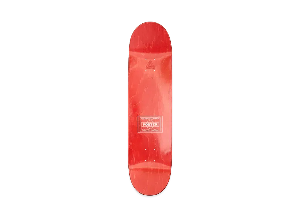 PALACE x PORTER YOSHIDA Skateboard Deck "Olive/Orange"