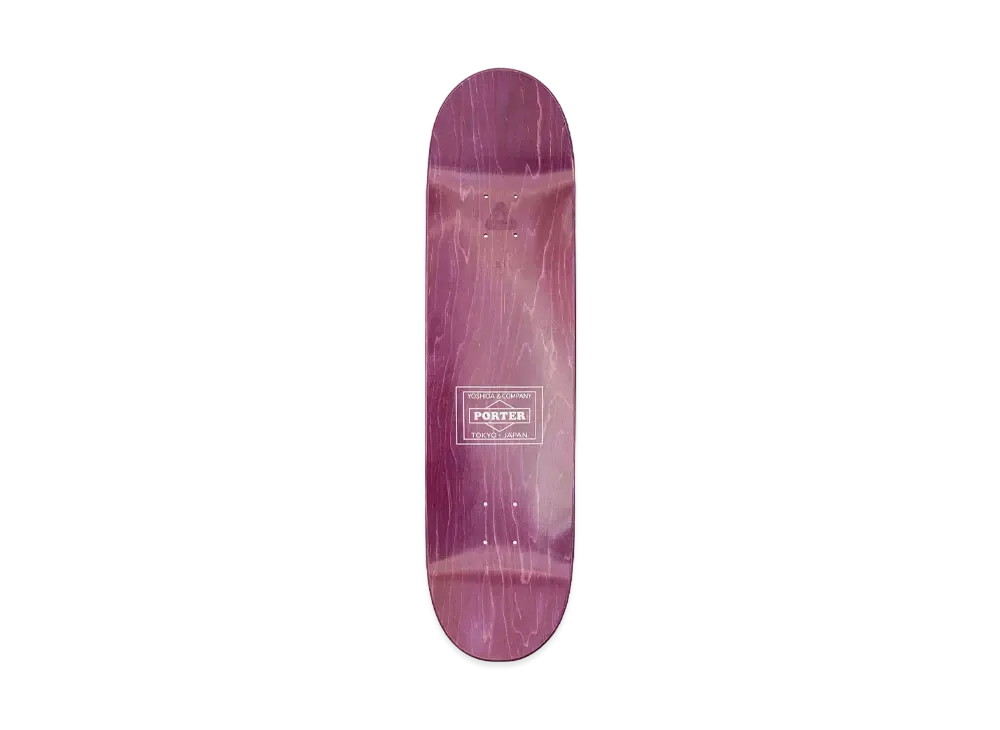 PALACE x PORTER YOSHIDA Skateboard Deck "Black/Purple"