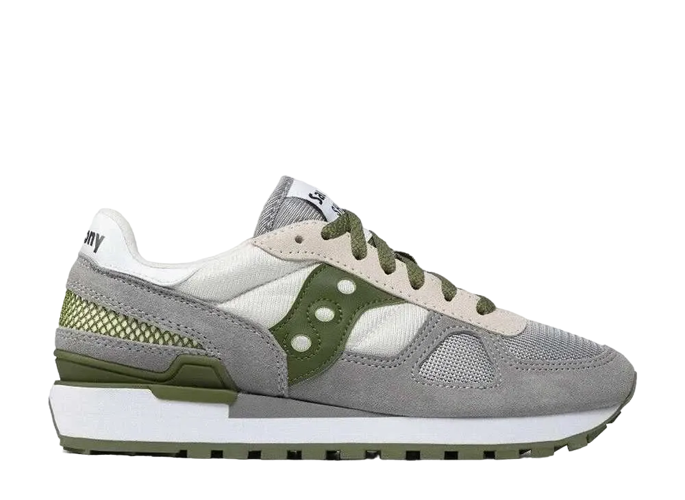 サッカニー シャドウ オリジナル "ライトグレー/グリーン"