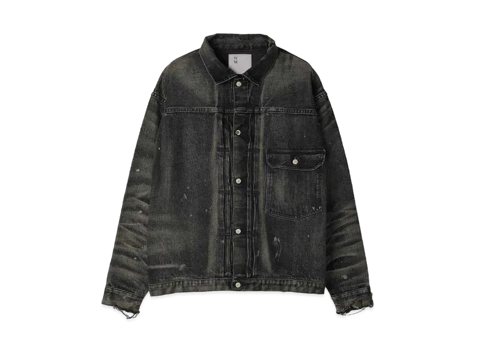 New Manual x GQ SHOP #012 LV 36’s T-BACK JACKET "Black"