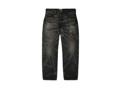 New Manual x GQ SHOP #017 LV 61's TAPERED JEANS "Black"