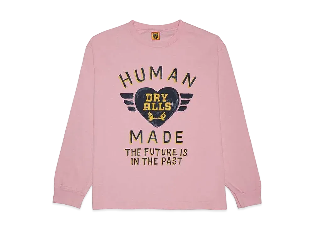 『HUMAN MADE』　スウェット　ショートスリーブ　半袖　ピンク　【S】 HUMAN MADE Graphic L/S T-Shirt 