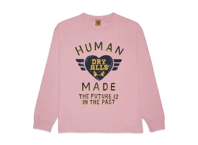 HUMAN MADE Graphic L/S T-Shirt "Pink"