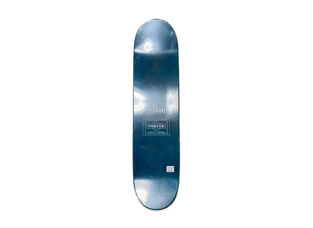PALACE x PORTER YOSHIDA Skateboard Deck "Black/Blue"