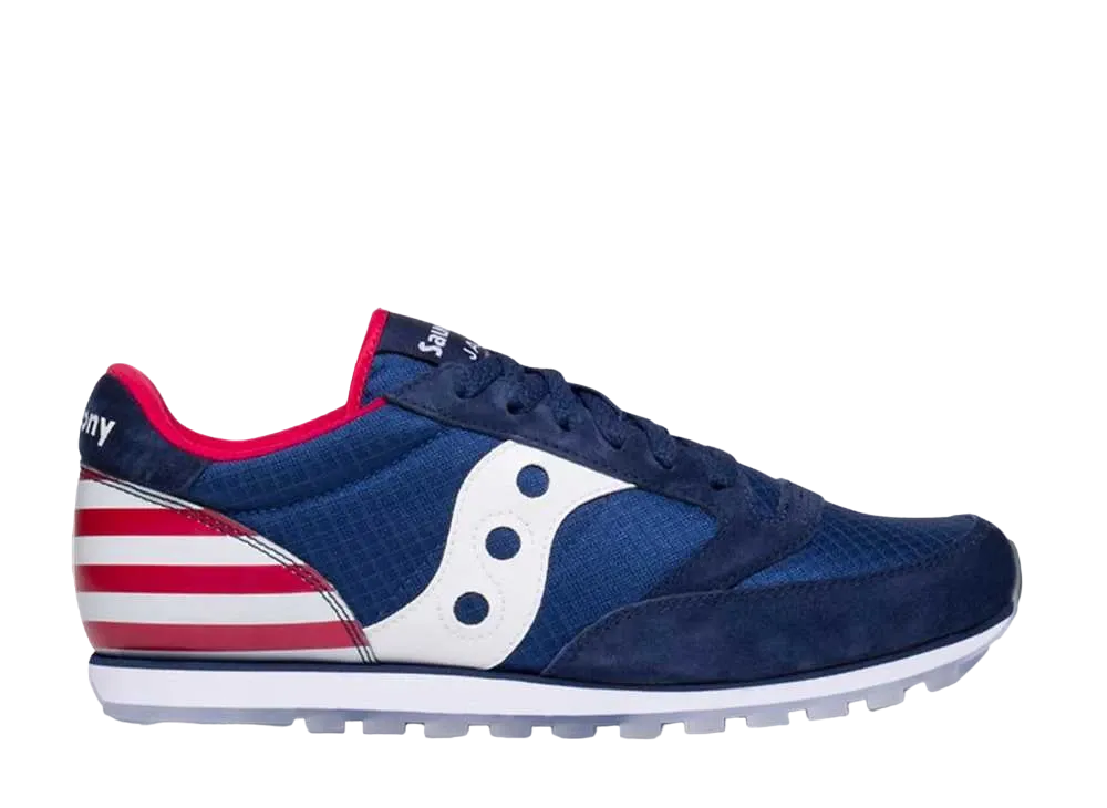 サッカニー ジャズ ロー プロ "ネイビー/ホワイト"