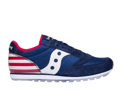 サッカニー ジャズ ロー プロ "ネイビー/ホワイト"