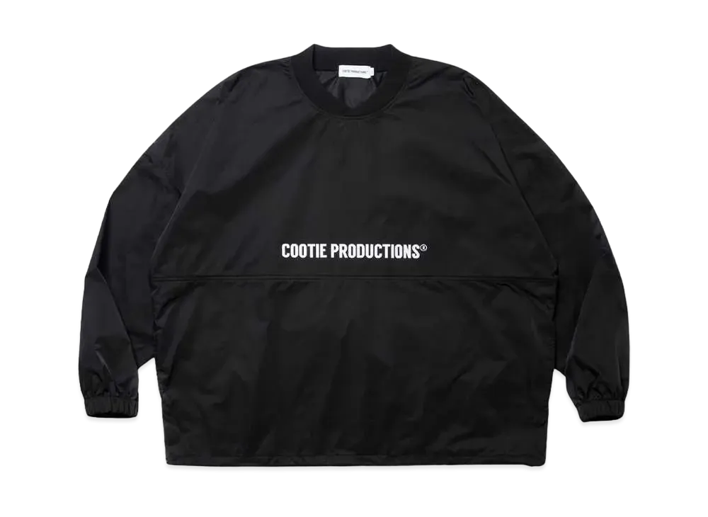 COOTIE PRODUCTIONS Memory Polyester Twill Football Top "BLACK"