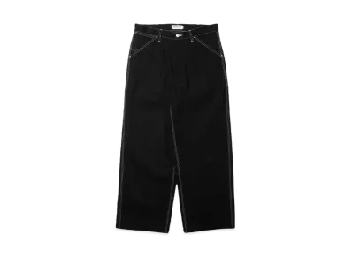 COOTIE PRODUCTIONS Rigid Denim Painter Pants "BLACK"