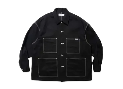 COOTIE PRODUCTIONS Rigid Denim Coverall "BLACK"