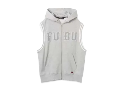 atmos pink x FUBU Atch Logo Sweat Vest "Gray"