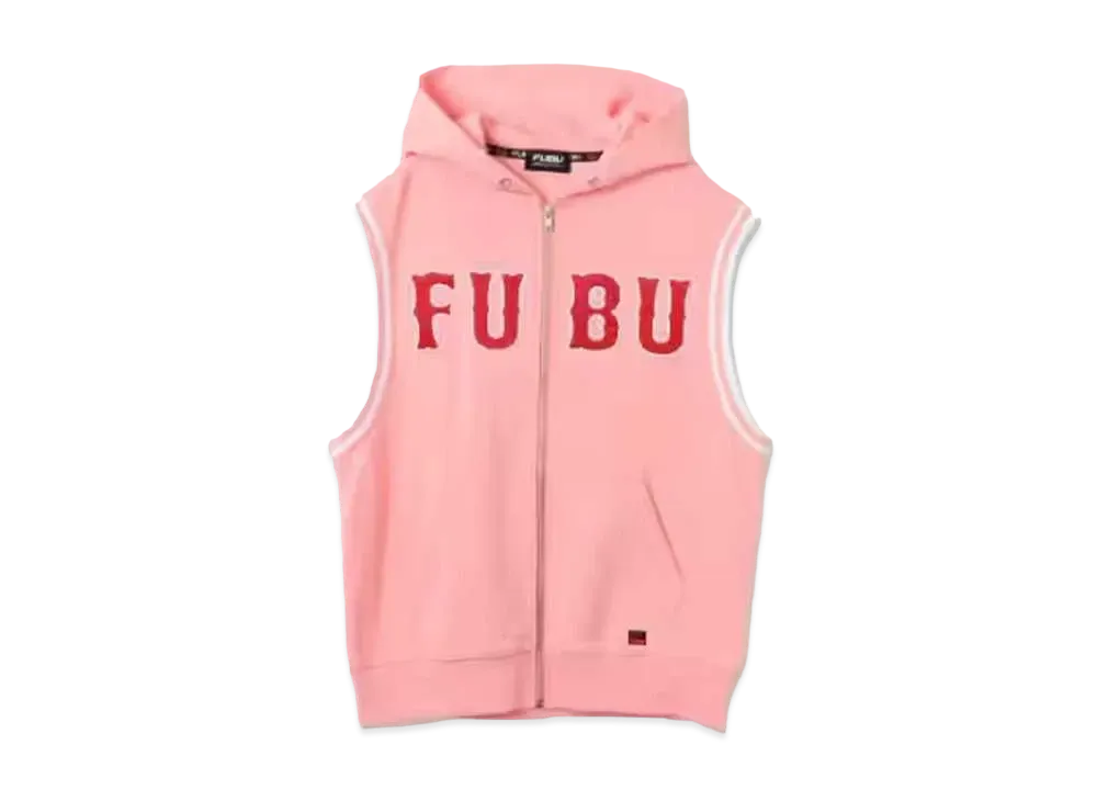 atmos pink x FUBU Atch Logo Sweat Vest "Pink"
