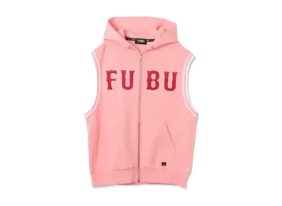 atmos pink x FUBU Atch Logo Sweat Vest "Pink"