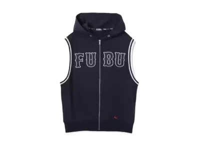 atmos pink x FUBU Atch Logo Sweat Vest "Black"