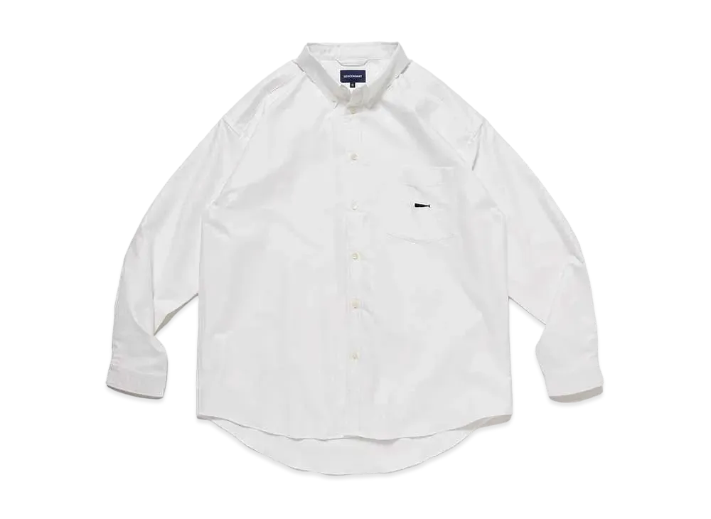 DESCENDANT Kennedys Oxford LS Shirt "White"