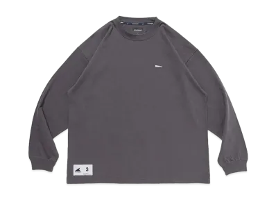 DESCENDANT Cachalot Organic Cotton Strip LS "Charcoal"