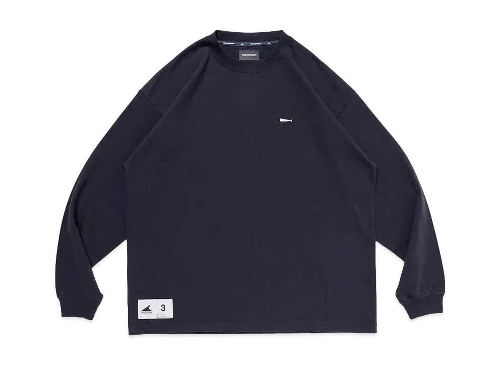 DESCENDANT Cachalot Organic Cotton Strip LS "Navy"