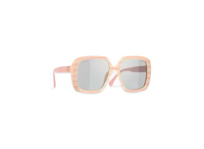 CHANEL Square Sunglasses "Yellow/Peach"